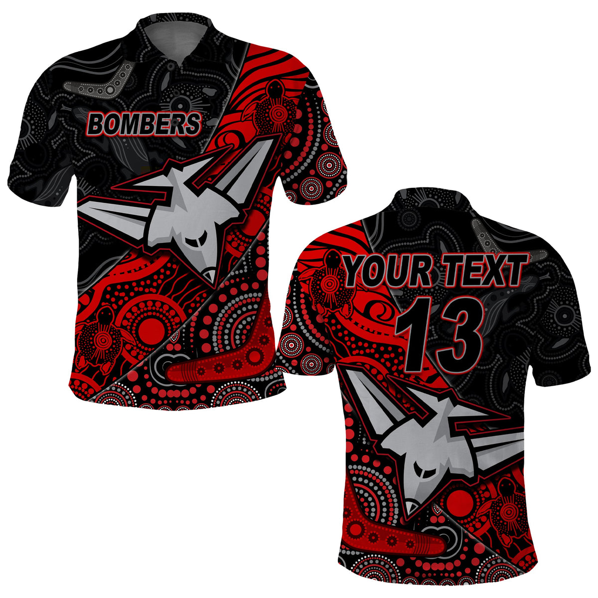 custom-text-and-number-bombers-football-polo-shirt-essendon-aboriginal
