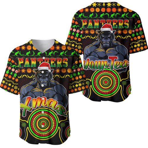 custom-personalised-panthers-christmas-vibe-with-aboriginal-dot-panting-style-baseball-jersey