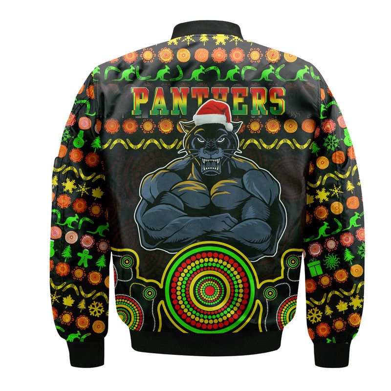 panthers-christmas-vibe-with-aboriginal-dot-panting-style-bomber-jacket