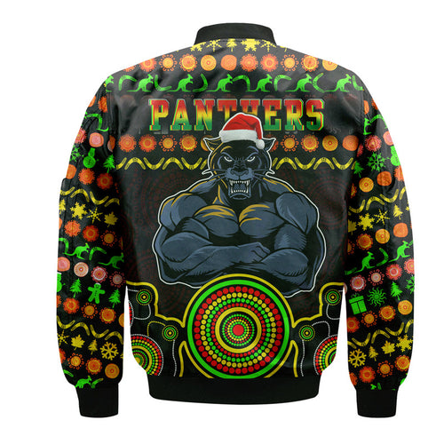 panthers-christmas-vibe-with-aboriginal-dot-panting-style-bomber-jacket