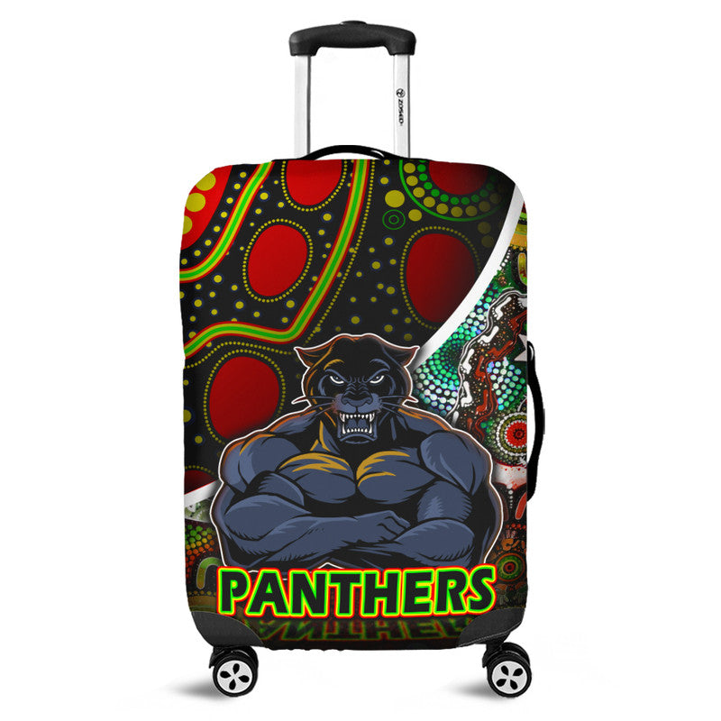 penrith-panthers-luggage-cover-strong-panthers-legend-with-special-aboriginal-style