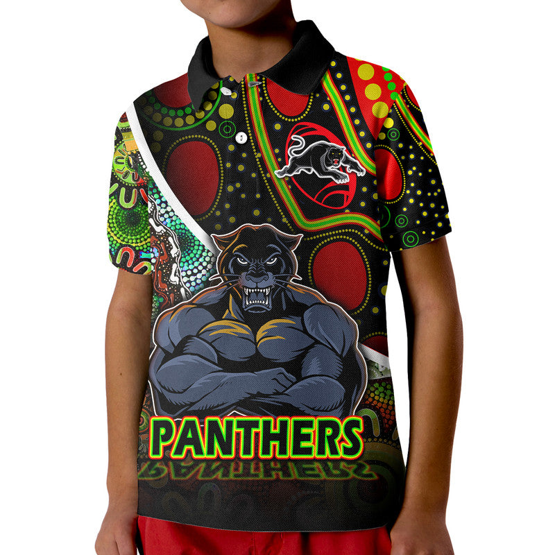 custom-personalised-penrith-panthers-polo-shirt-strong-panthers-legend-with-special-aboriginal-style