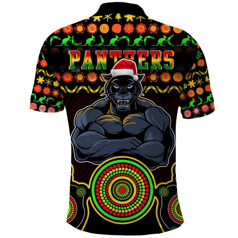 panthers-christmas-vibe-with-aboriginal-dot-panting-style-polo-shirt