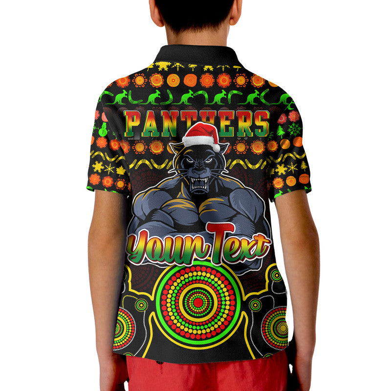 custom-personalised-panthers-christmas-vibe-with-aboriginal-dot-panting-style-polo-shirt