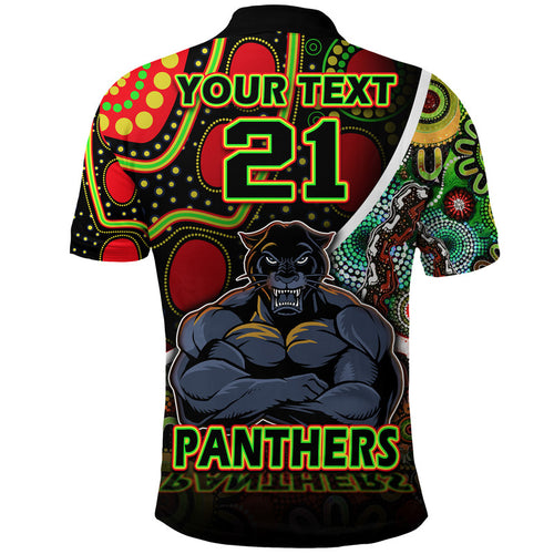 custom-personalised-penrith-panthers-polo-shirt-strong-panthers-legend-with-special-aboriginal-style