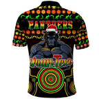 custom-personalised-panthers-christmas-vibe-with-aboriginal-dot-panting-style-polo-shirt