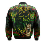 custom-personalised-penrith-panthers-rugby-bomber-jacket-black-crouching-panther-premiers-2022
