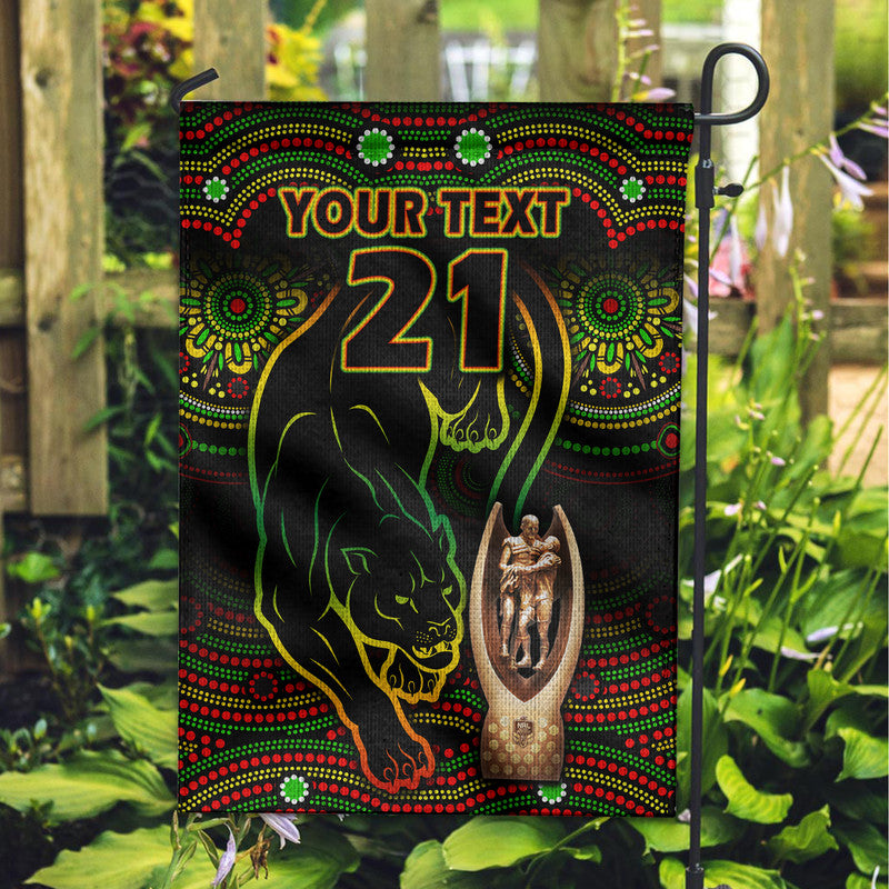 custom-personalised-penrith-panthers-rugby-flag-black-crouching-panther-premiers-2022