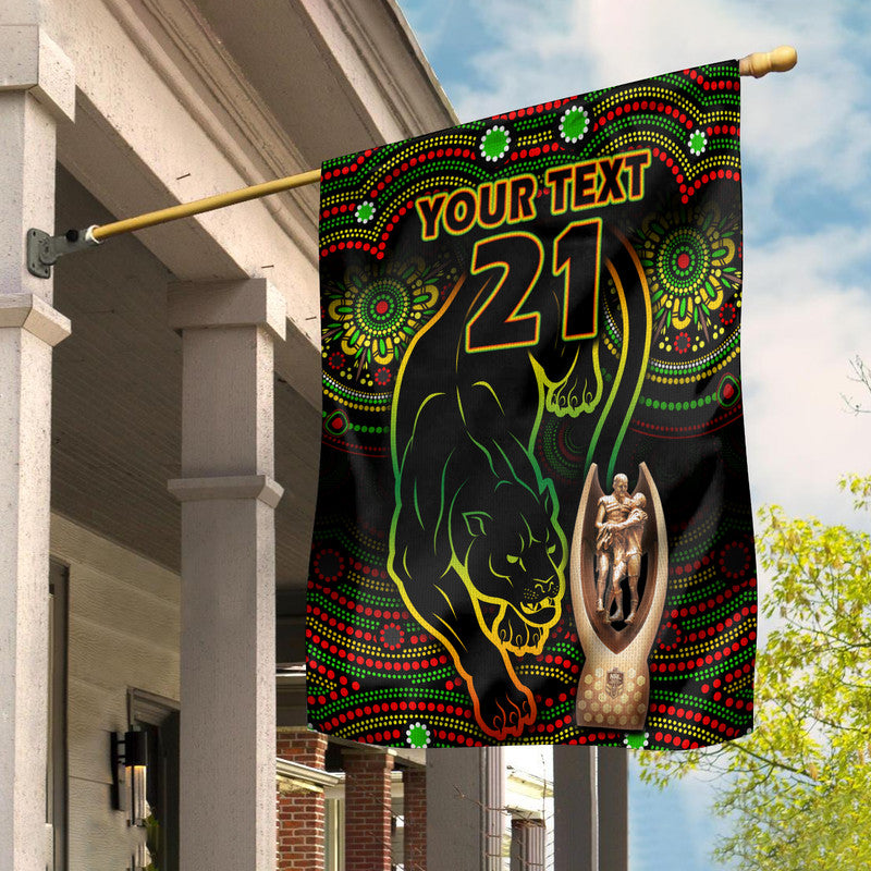 custom-personalised-penrith-panthers-rugby-flag-black-crouching-panther-premiers-2022