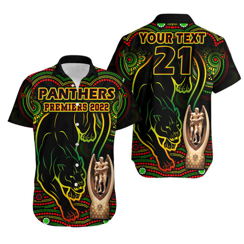 custom-personalised-penrith-panthers-rugby-hawaiian-shirt-black-crouching-panther-premiers-2022