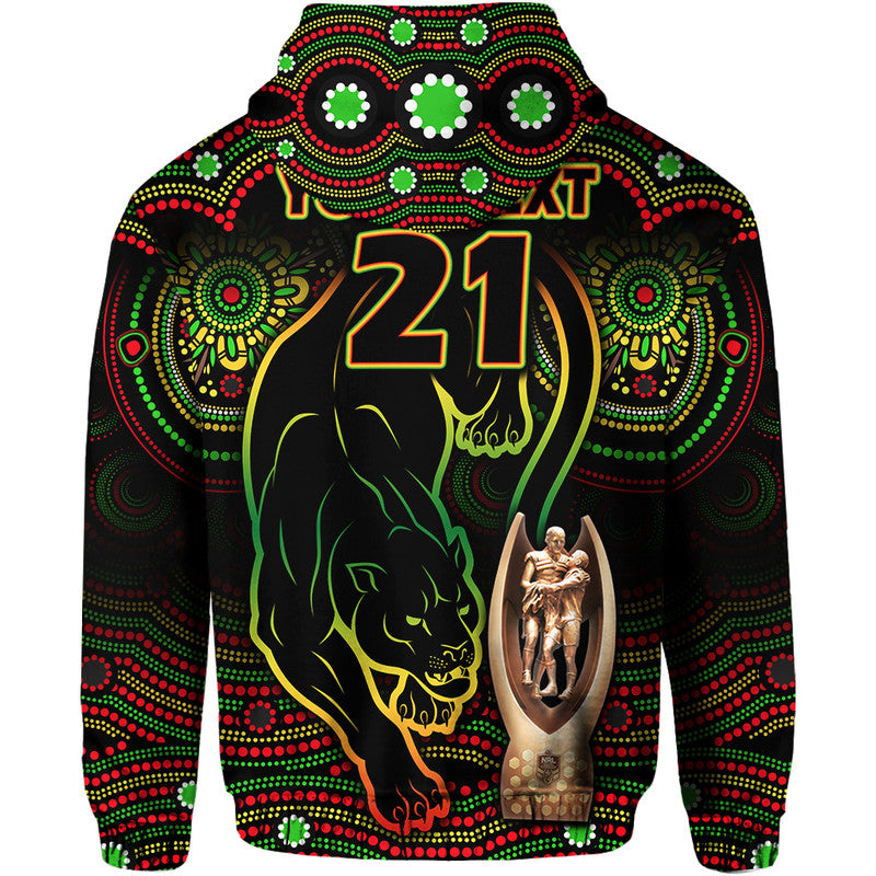 custom-personalised-penrith-panthers-rugby-zip-up-and-pullover-hoodie-black-crouching-panther-premiers-2022