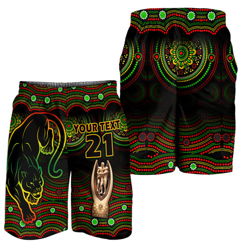 custom-personalised-penrith-panthers-rugby-men-short-black-crouching-panther-premiers-2022