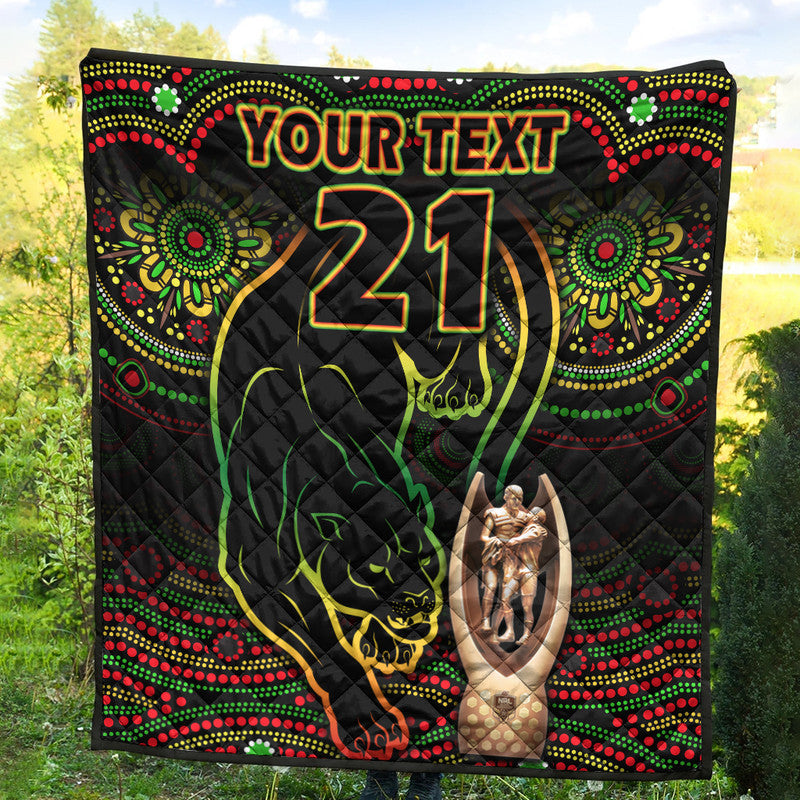 custom-personalised-penrith-panthers-rugby-premium-quilt-black-crouching-panther-premiers-2022