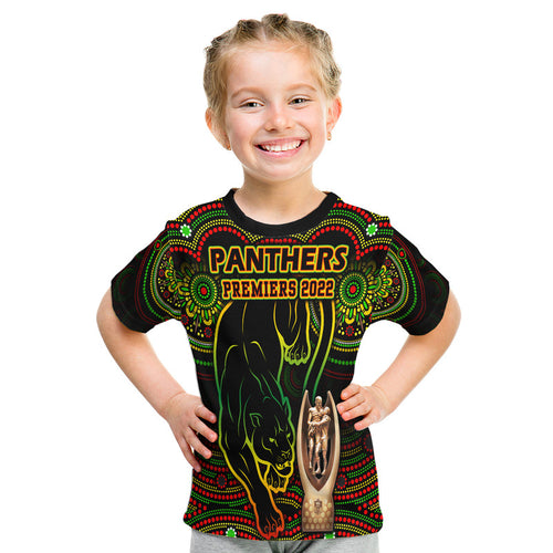 custom-personalised-penrith-panthers-rugby-t-shirt-black-crouching-panther-premiers-2022