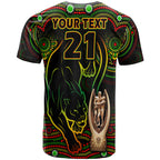 custom-personalised-penrith-panthers-rugby-t-shirt-black-crouching-panther-premiers-2022