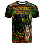 custom-personalised-penrith-panthers-rugby-t-shirt-black-crouching-panther-premiers-2022