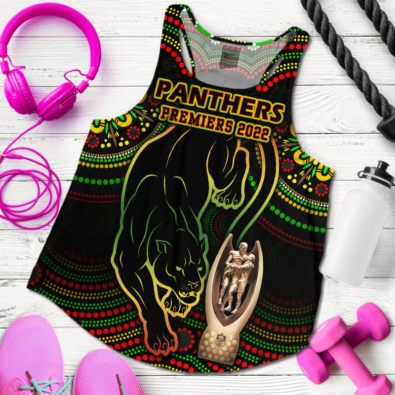penrith-panthers-rugby-women-racerback-tank-black-crouching-panther-premiers-2022