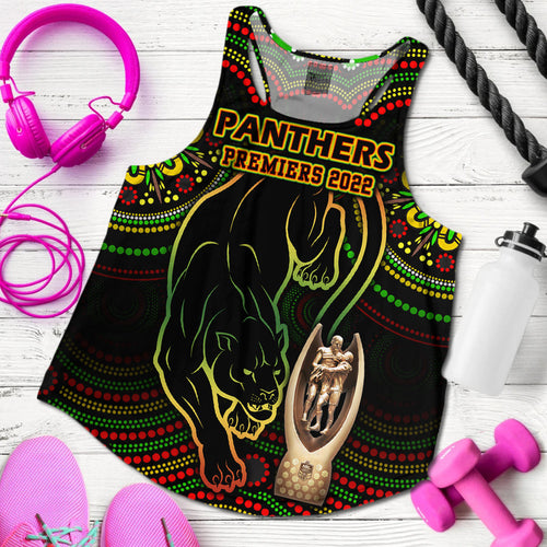 penrith-panthers-rugby-women-racerback-tank-black-crouching-panther-premiers-2022