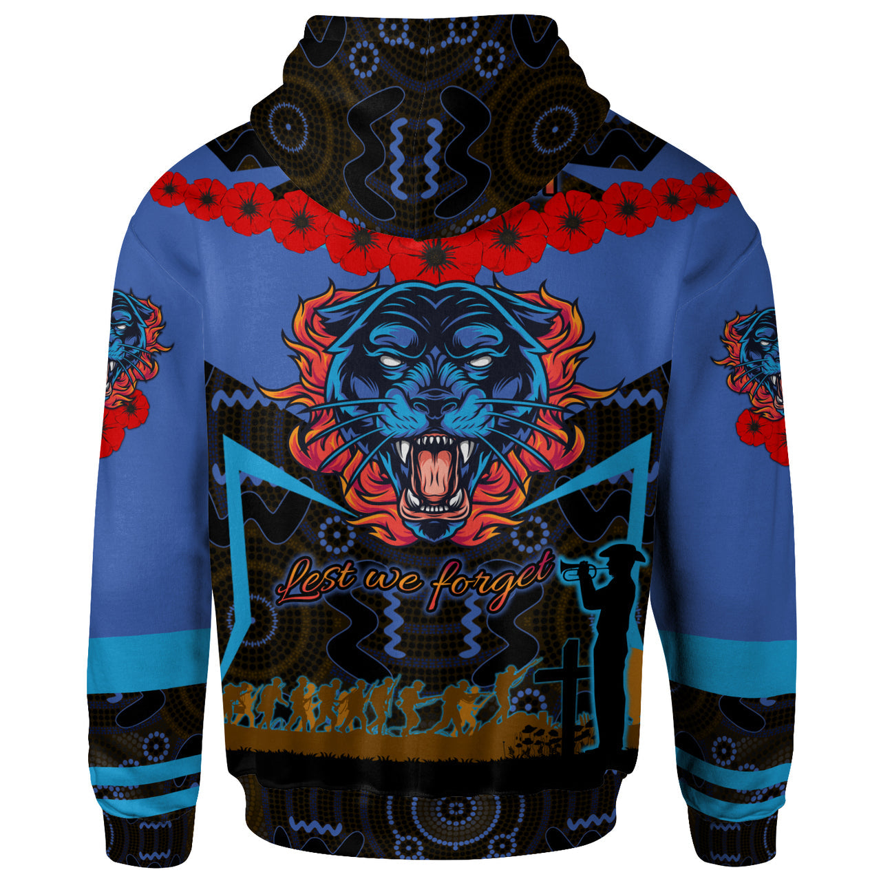 panthers-rugby-hoodie-custom-anzac-angry-panther-style-hoodie