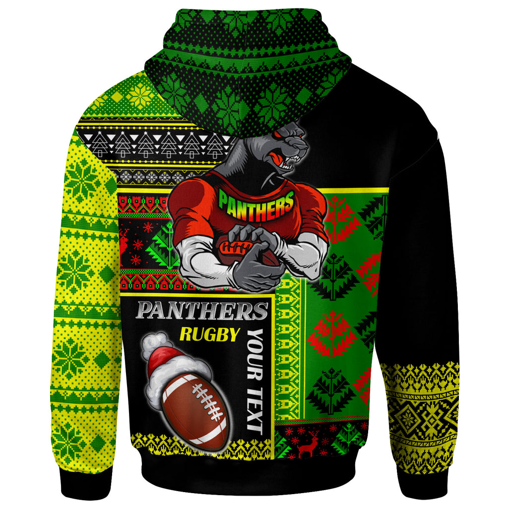 panthers-rugby-hoodie-custom-christmas-snowflakes-panthers-mascot-hoodie