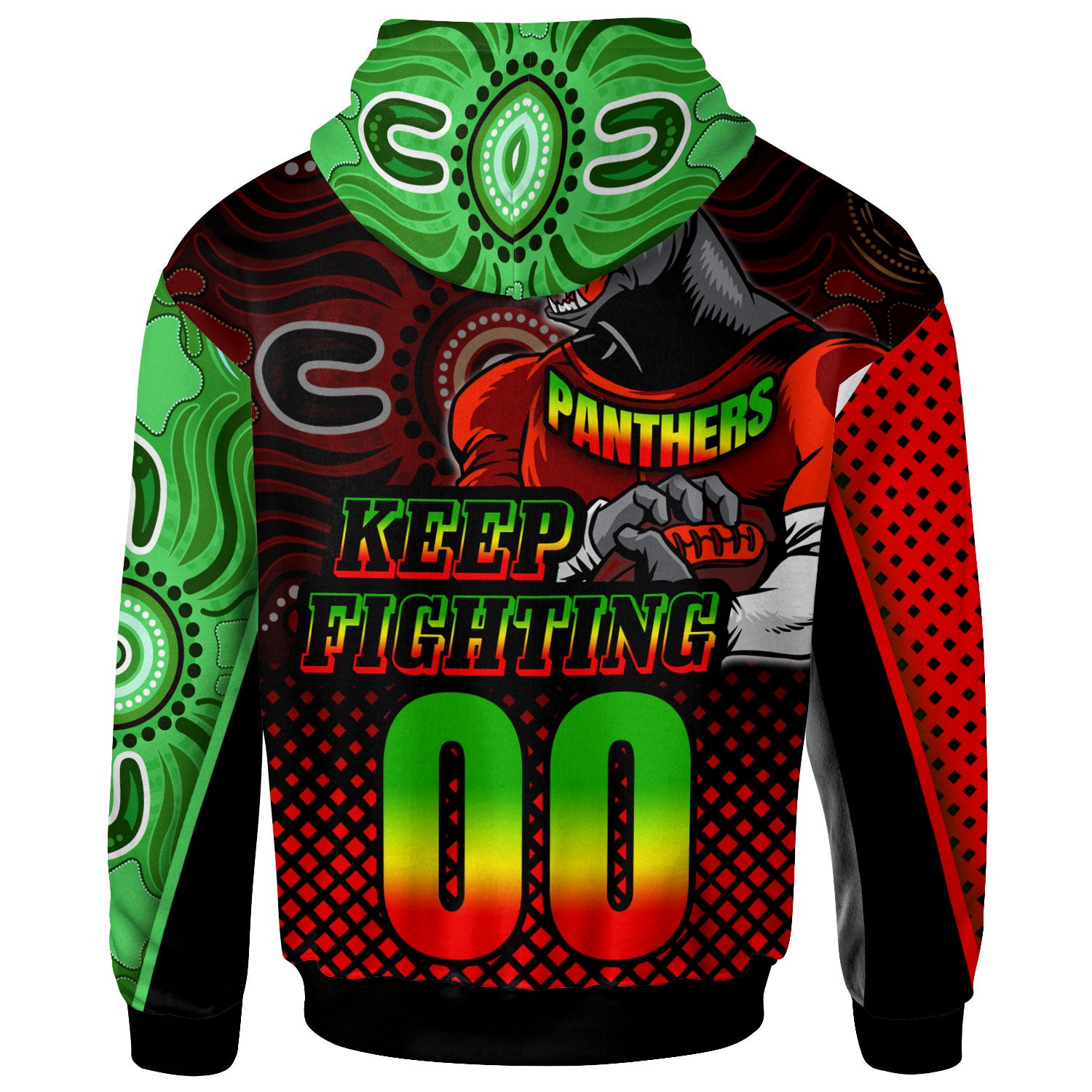 panthers-rugby-hoodie-custom-panthers-keep-fighting-aboriginal-patterns-hoodie