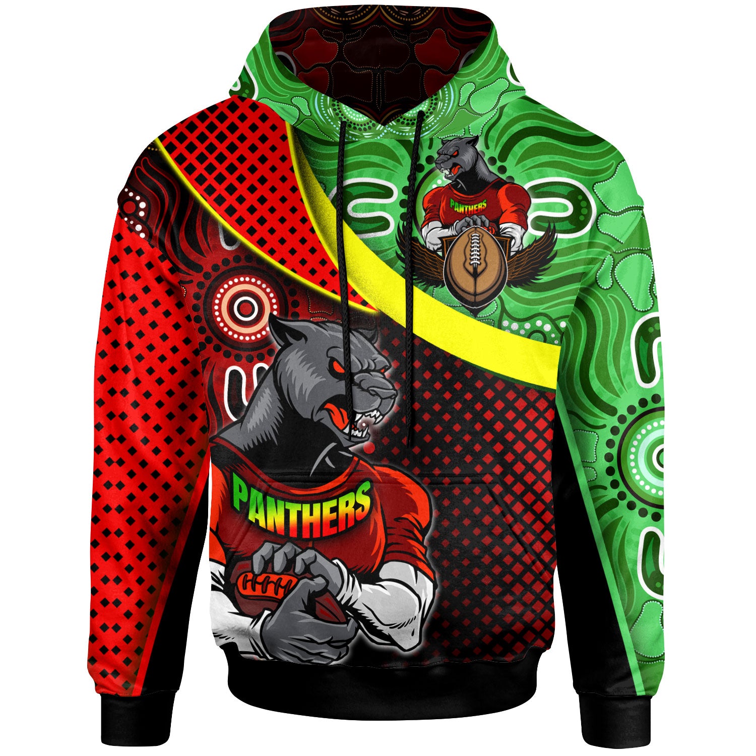 panthers-rugby-hoodie-custom-panthers-keep-fighting-aboriginal-patterns-hoodie