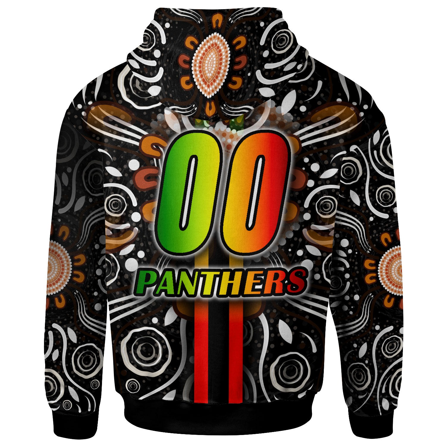 panthers-rugby-hoodie-custom-panthers-rugby-ball-aboriginal-indigenous-sport-style-hoodie