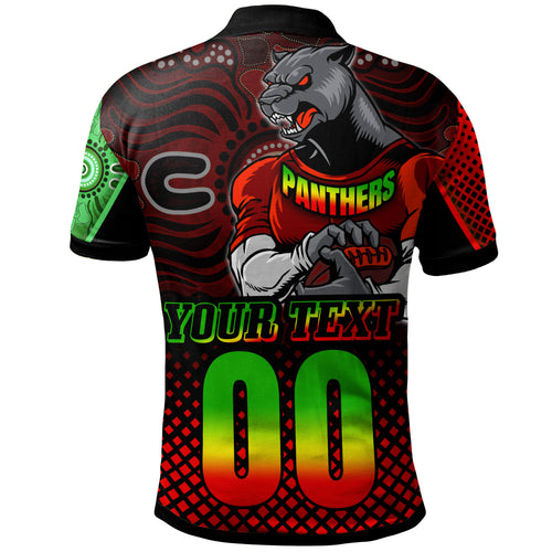 panthers-rugby-polo-shirt-custom-panthers-keep-fighting-aboriginal-patterns-polo-shirt
