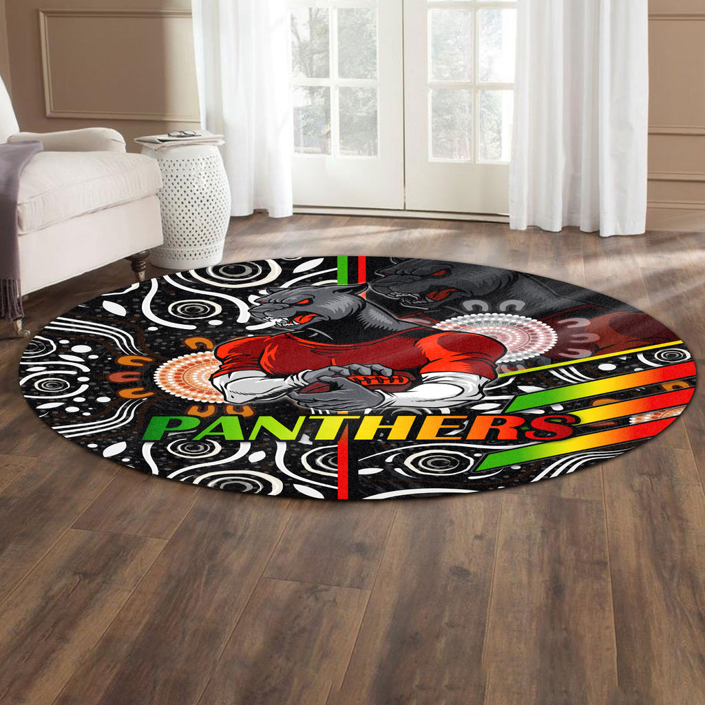 panthers-rugby-round-rug-panthers-rugby-ball-aboriginal-indigenous-sport-style-round-rug