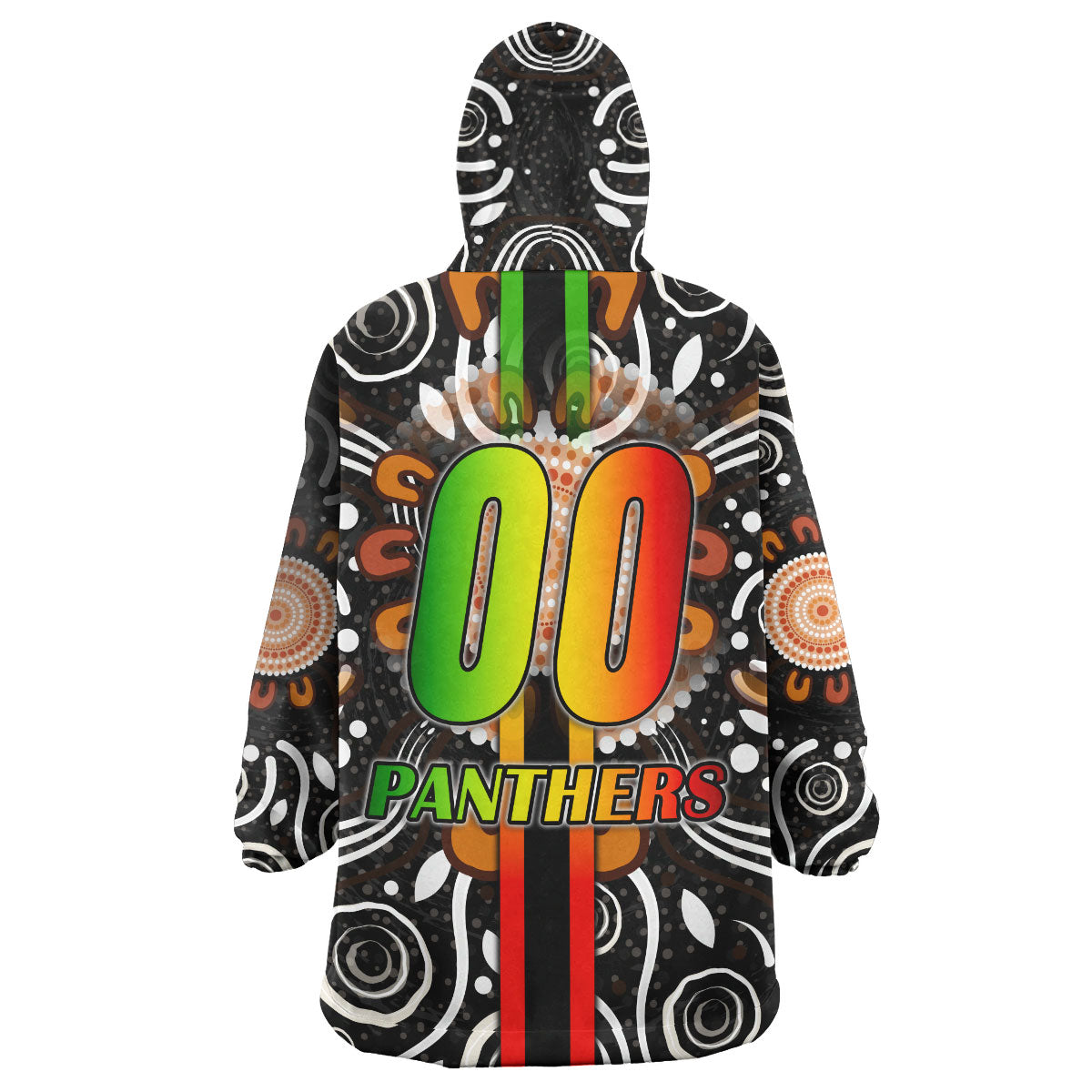 panthers-rugby-snug-hoodie-custom-panthers-rugby-ball-aboriginal-indigenous-sport-style-oodie-blanket