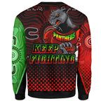 panthers-rugby-sweatshirt-custom-panthers-keep-fighting-aboriginal-patterns-sweatshirt