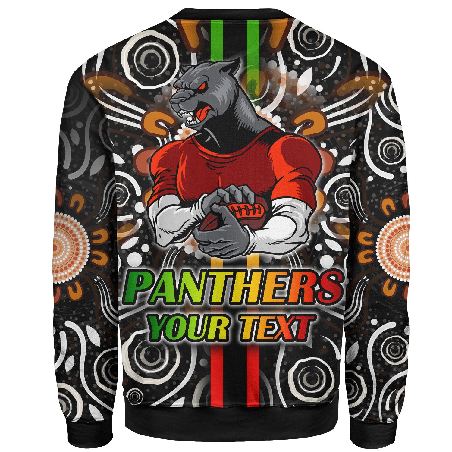panthers-rugby-sweatshirt-custom-panthers-rugby-ball-aboriginal-indigenous-sport-style-sweatshirt