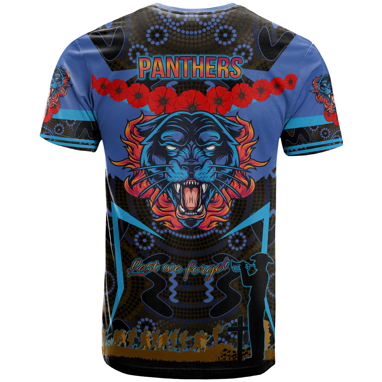 panthers-rugby-t-shirt-custom-anzac-angry-panther-style-t-shirt
