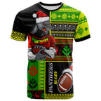 panthers-rugby-t-shirt-custom-christmas-snowflakes-panthers-mascot-t-shirt