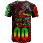 panthers-rugby-t-shirt-custom-panthers-keep-fighting-aboriginal-patterns-t-shirt