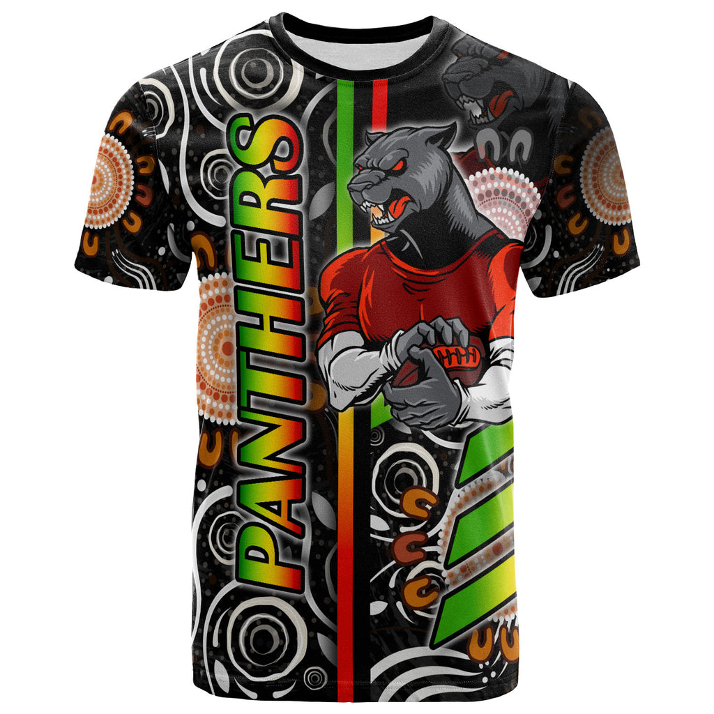panthers-rugby-t-shirt-custom-panthers-rugby-ball-aboriginal-indigenous-sport-style-t-shirt