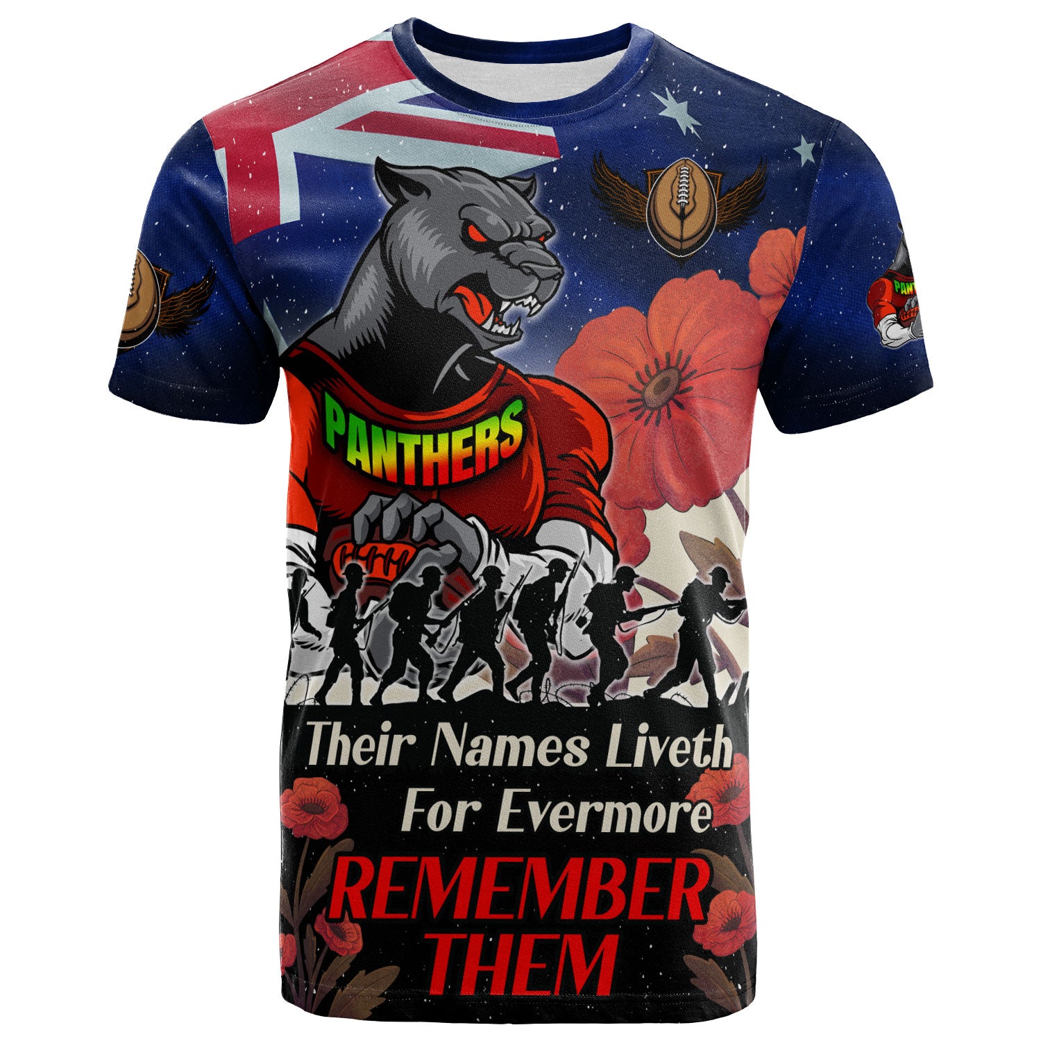 panthers-rugby-t-shirt-custom-remember-them-red-poppy-flowers-t-shirt