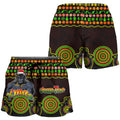 custom-personalised-panthers-christmas-vibe-with-aboriginal-dot-panting-style-women-short