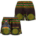 panthers-christmas-vibe-with-aboriginal-dot-panting-style-women-short