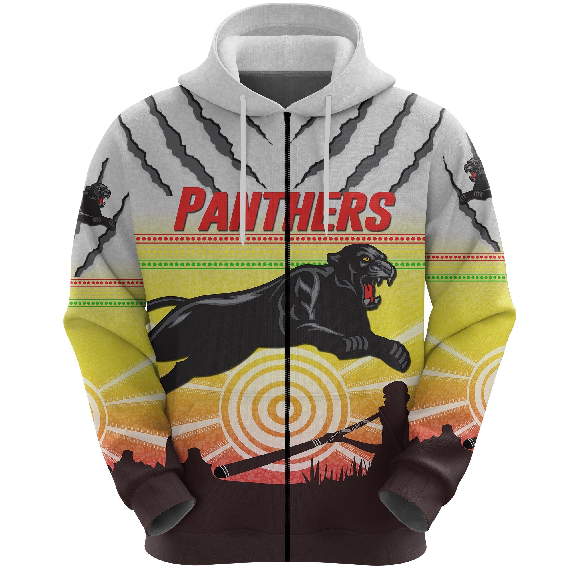 panthers-zip-hoodie-indigenous-setting-sun