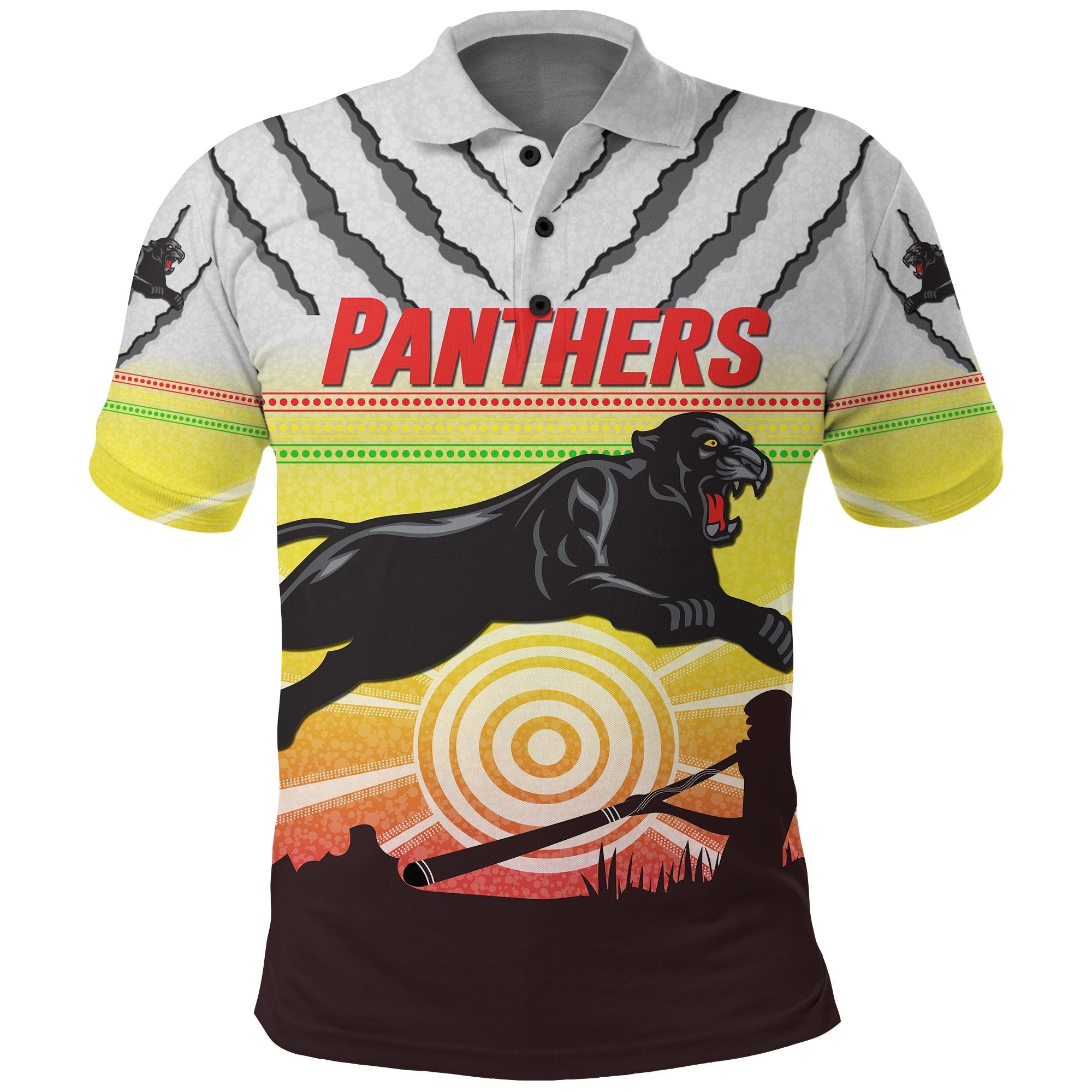 panthers-polo-shirt-indigenous-setting-sun