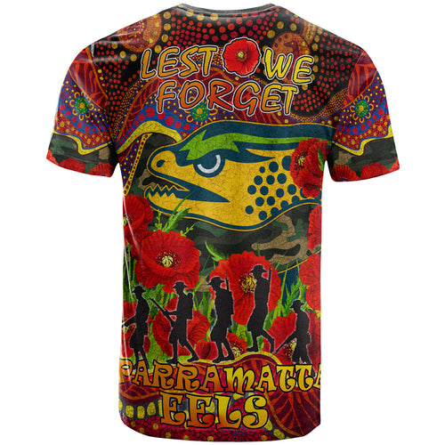 parramatta-eels-rugby-aboriginal-anzac-day-custom-t-shirt-lest-we-forget-eels-with-poppy-flower