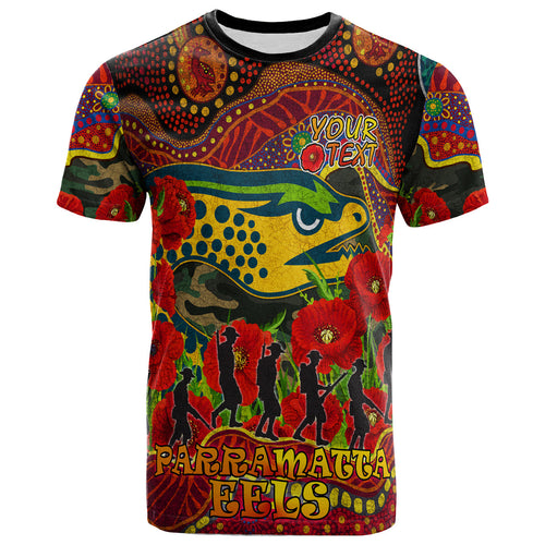 parramatta-eels-rugby-aboriginal-anzac-day-custom-t-shirt-lest-we-forget-eels-with-poppy-flower