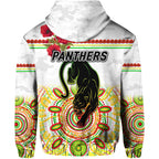 Penrith Panthers ANZAC 2022 Zip Up And Pullover Hoodie Indigenous Vibes - White LT8
