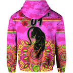 (Custom Personalised) Penrith Panthers ANZAC 2022 Zip Up And Pullover Hoodie Indigenous Vibes - Pink LT8