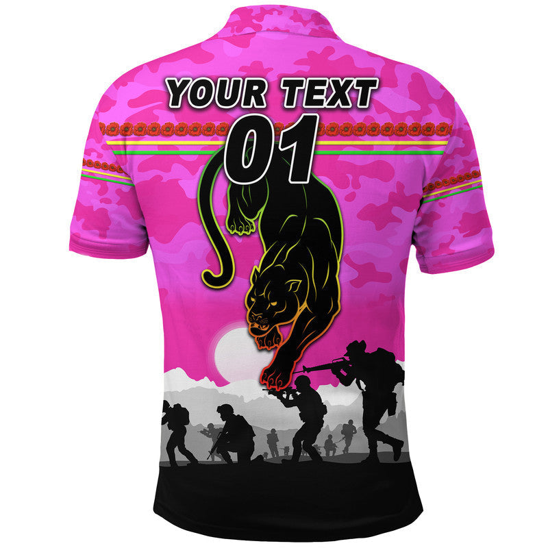 custom-personalised-panthers-anzac-polo-shirt-simple-style-pink