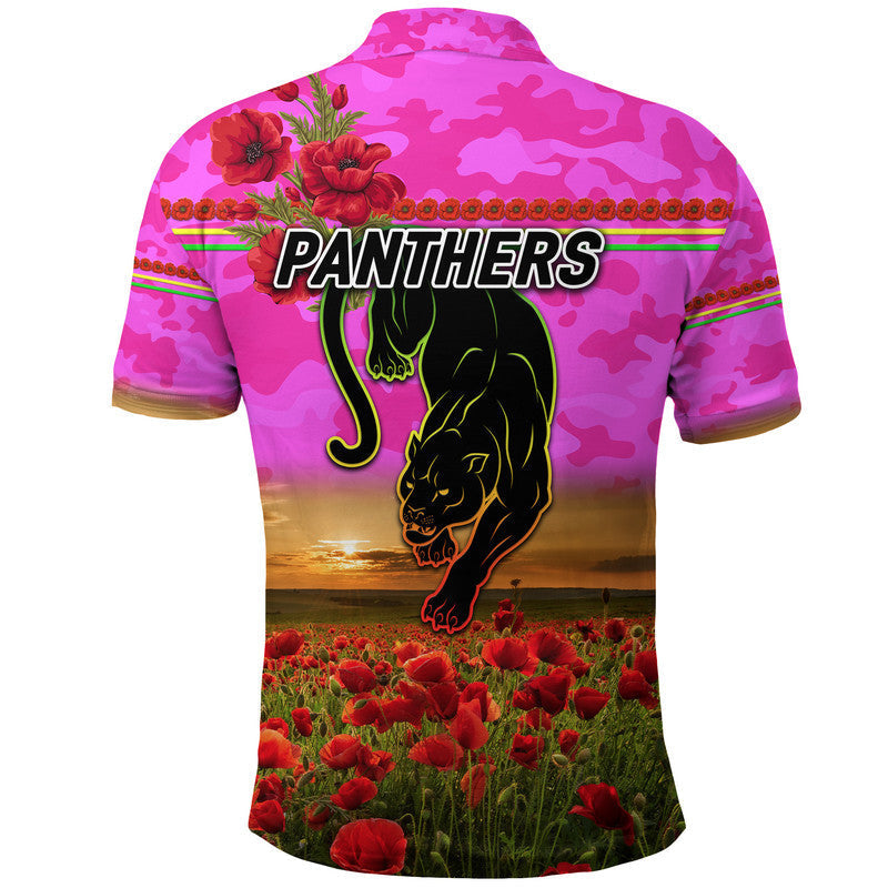 panthers-anzac-polo-shirt-poppy-flowers-vibes-pink
