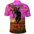 custom-personalised-panthers-anzac-polo-shirt-poppy-flowers-vibes-pink