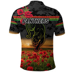 panthers-anzac-polo-shirt-poppy-flowers-vibes-black