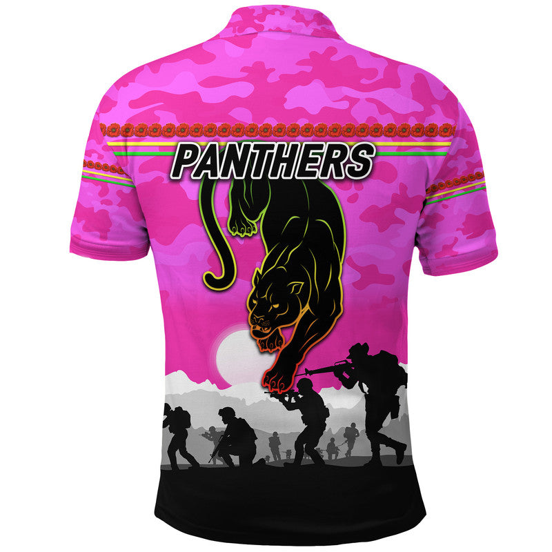 penrith-panthers-anzac-2022-polo-shirt-simple-style-pink